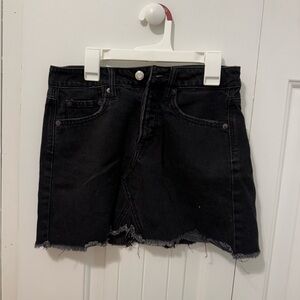 American Eagle Outfitters Black Denim Mini Skirt
